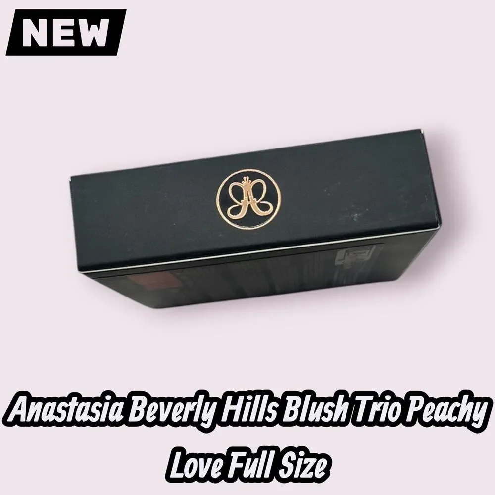 New Anastasia Beverly Hills Blush Trio Peachy Love Full Size